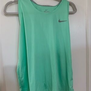 Nike Women's Mint Green Dri-FIT Tank Top